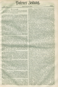 Posener Zeitung. 1848, № 243 (18 Oktober) + dod.