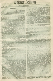 Posener Zeitung. 1848, № 259 (5 November) + dod.