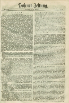 Posener Zeitung. 1848, № 270 (18 November) + dod.