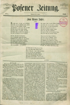 Posener Zeitung. 1849, № 1 (3 Januar)