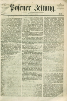 Posener Zeitung. 1849, № 2 (4 Januar)