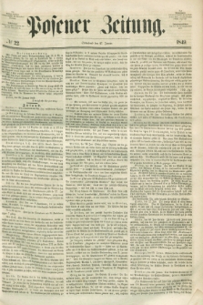 Posener Zeitung. 1849, № 22 (27 Januar)