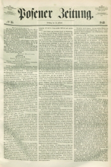 Posener Zeitung. 1849, № 35 (11 Februar)