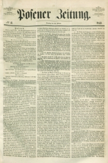 Posener Zeitung. 1849, № 41 (18 Februar)
