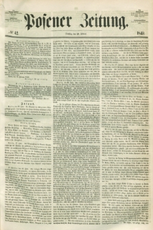 Posener Zeitung. 1849, № 42 (20 Februar)