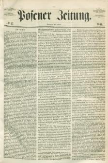 Posener Zeitung. 1849, № 45 (23 Februar)