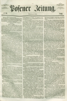 Posener Zeitung. 1849, № 83 (11 April)