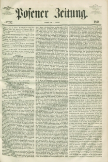 Posener Zeitung. 1849, № 242 (17 October)