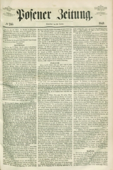 Posener Zeitung. 1849, № 245 (20 October)