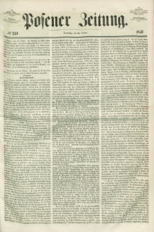 Posener Zeitung. 1849, № 249 (25 October)