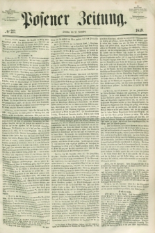 Posener Zeitung. 1849, № 277 (27 November)