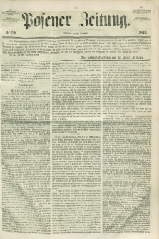Posener Zeitung. 1849, № 278 (28 November)