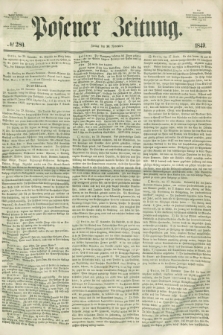 Posener Zeitung. 1849, № 280 (30 November)