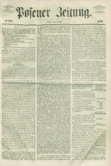 Posener Zeitung. 1849, № 288 (9 December) + dod.