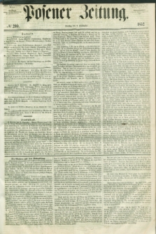 Posener Zeitung. 1852, № 209 (7 September)