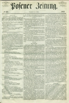 Posener Zeitung. 1852, № 237 (9 Oktober)
