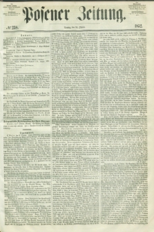 Posener Zeitung. 1852, № 238 (10 Oktober) + dod.