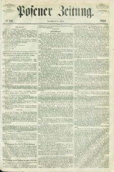 Posener Zeitung. 1852, № 241 (14 Oktober)