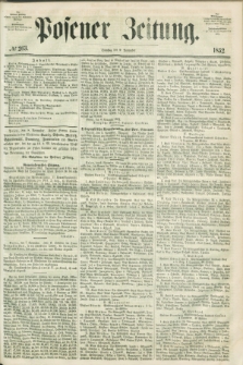 Posener Zeitung. 1852, № 263 (9 November) + dod.