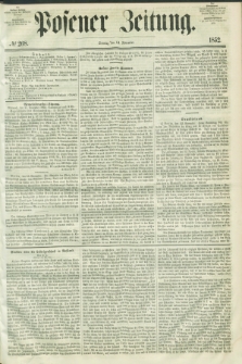 Posener Zeitung. 1852, № 268 (14 November) + dod.