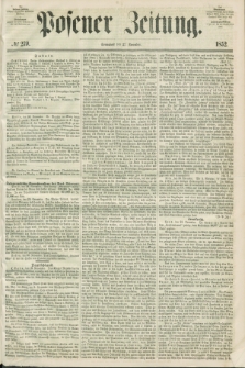 Posener Zeitung. 1852, № 279 (27 November)