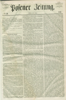 Posener Zeitung. 1853, № 20 (25 Januar) + dod.