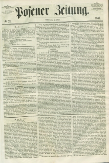 Posener Zeitung. 1853, № 27 (2 Februar)