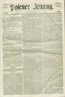 Posener Zeitung. 1853, № 28 (3 Februar)