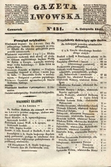 Gazeta Lwowska. 1845, nr 131