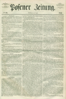 Posener Zeitung. 1853, № 191 (18 August)