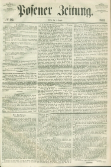 Posener Zeitung. 1853, № 192 (19 August)