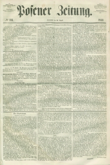 Posener Zeitung. 1853, № 193 (20 August)
