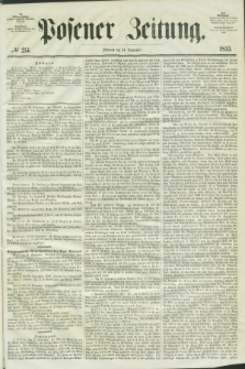 Posener Zeitung. 1853, № 214 (14 September)