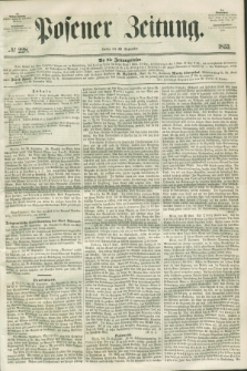 Posener Zeitung. 1853, № 228 (30 September)
