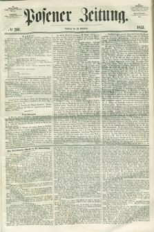 Posener Zeitung. 1853, № 266 (13 November) + dod.