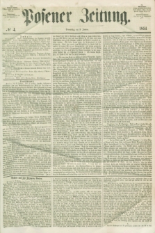 Posener Zeitung. 1854, № 4 (5 Januar)
