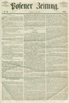 Posener Zeitung. 1854, № 12 (14 Januar)
