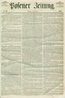 Posener Zeitung. 1854, № 22 (26 Januar)