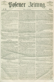 Posener Zeitung. 1854, № 25 (29 Januar) + dod.