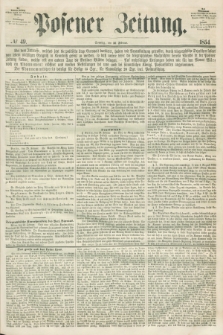 Posener Zeitung. 1854, № 49 (26 Februar) + dod.