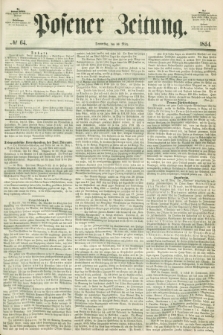Posener Zeitung. 1854, № 64 (16 März)