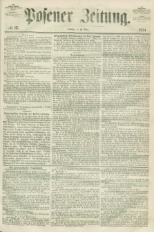 Posener Zeitung. 1854, № 67 (19 März) + dod.