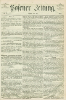 Posener Zeitung. 1854, № 72 (25 März)