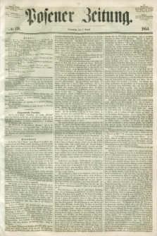 Posener Zeitung. 1854, № 179 (3 August)