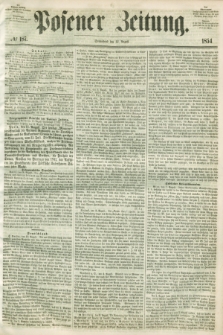 Posener Zeitung. 1854, № 187 (12 August)