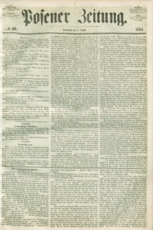 Posener Zeitung. 1854, № 191 (17 August) + dod.