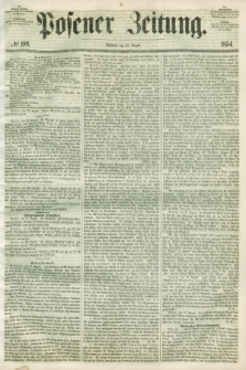 Posener Zeitung. 1854, № 196 (23 August)