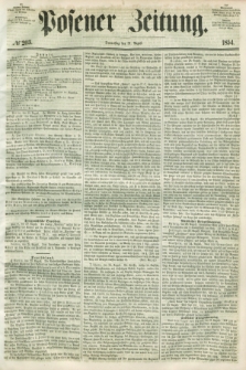 Posener Zeitung. 1854, № 203 (31 August)