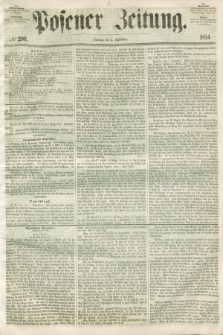 Posener Zeitung. 1854, № 206 (3 September) + dod.