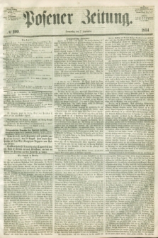 Posener Zeitung. 1854, № 209 (7 September) + dod.